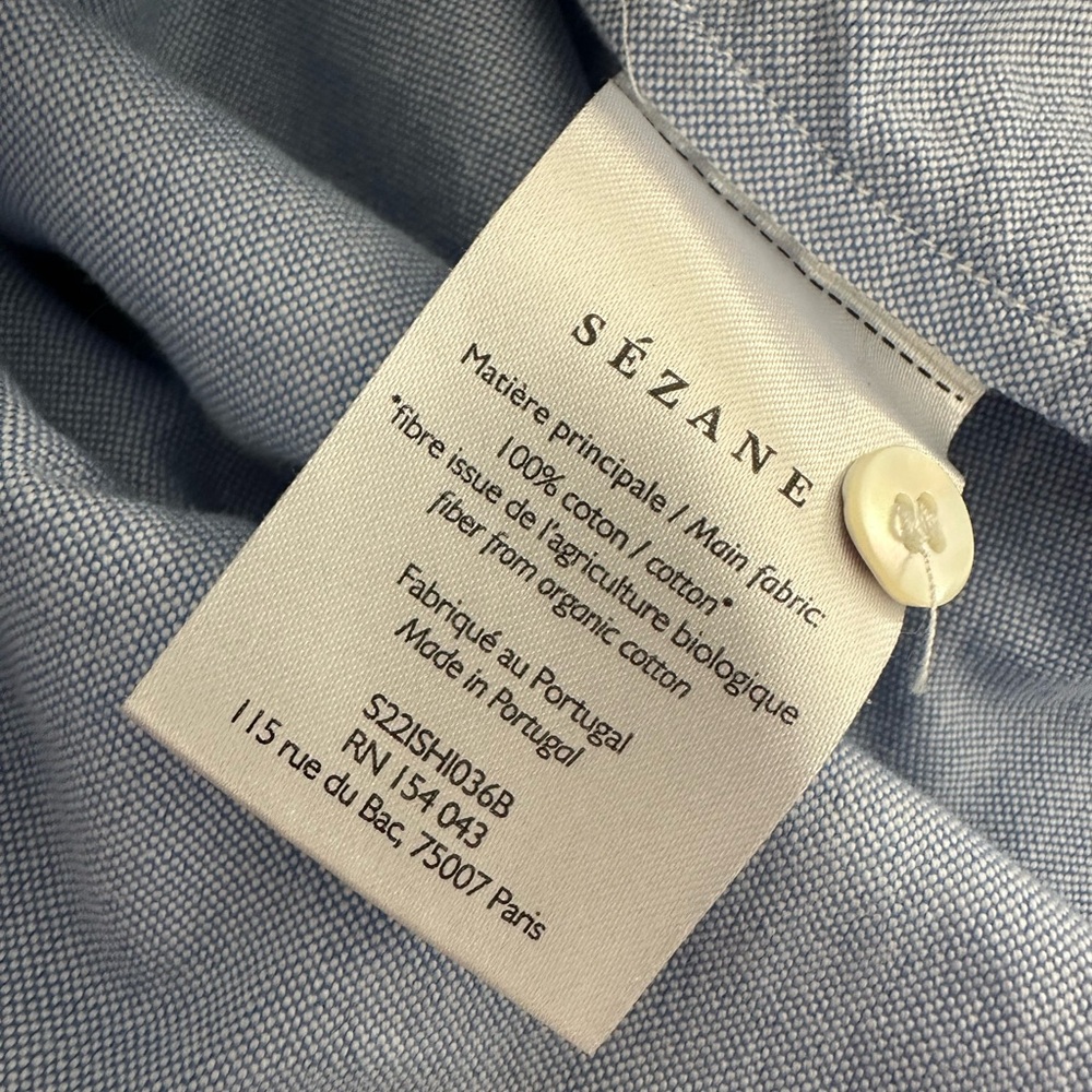 Light Blue Button-Up Shirt - Picture 5 of 5